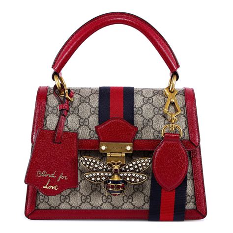 gucci red bee bag|Gucci bee bag price.